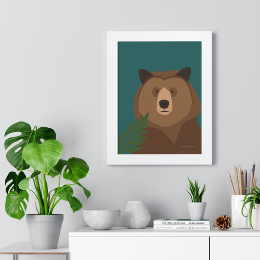 Bear Framed Poster