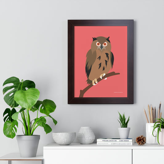 Owl Framed Poster