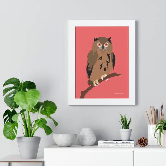 Owl Framed Poster
