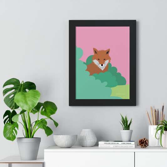 Fox Animal Framed Poster
