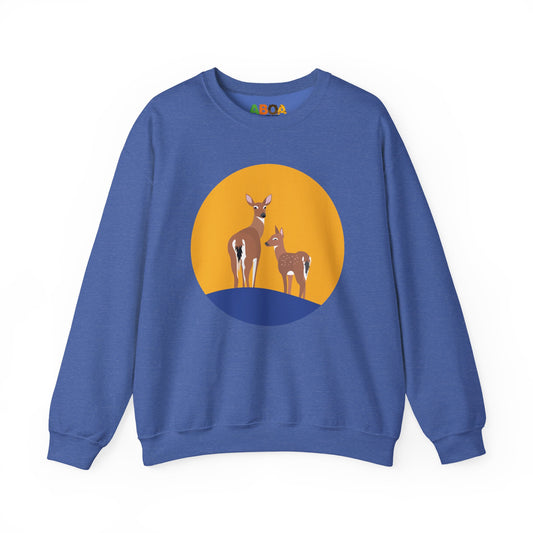 Deer Unisex Heavy Blend™ Crewneck Sweatshirt