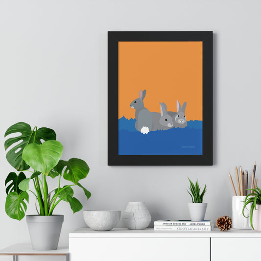 Rabbit Framed Poster