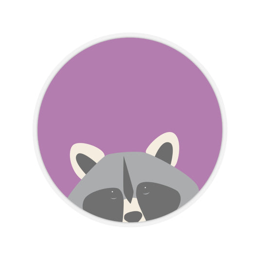 Raccoon Kiss-Cut Stickers
