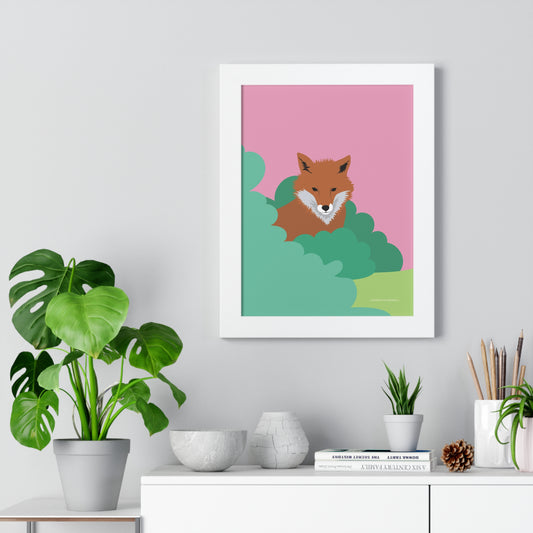 Fox Animal Framed Poster