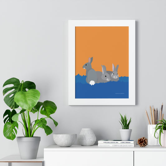 Rabbit Framed Poster